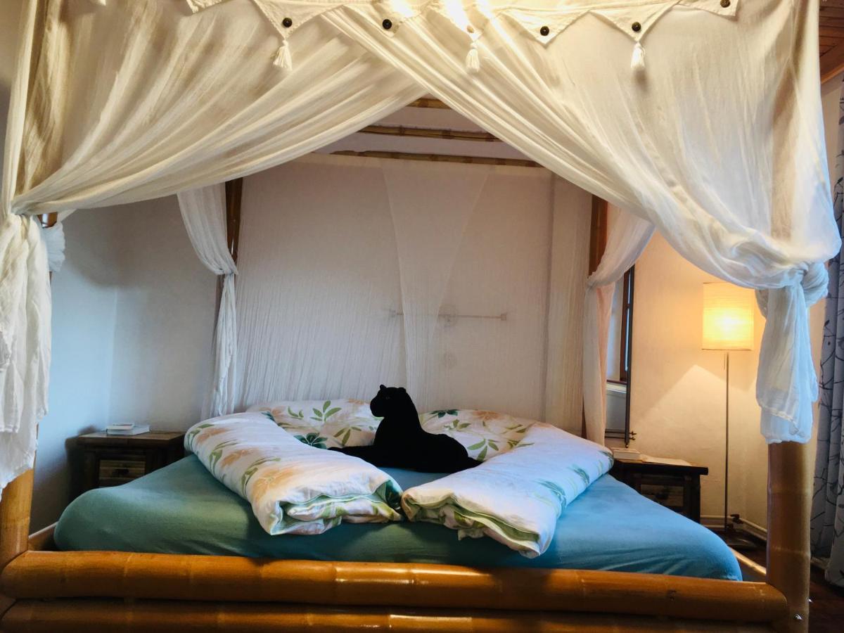 Familienapartments Mit Balkon Und Garten Ober-Lembach Luaran gambar